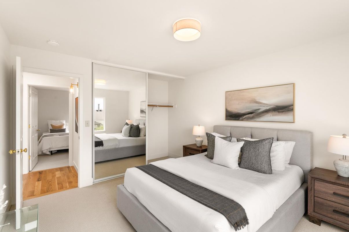 Bedroom, Interior, Wood Texture Flooring