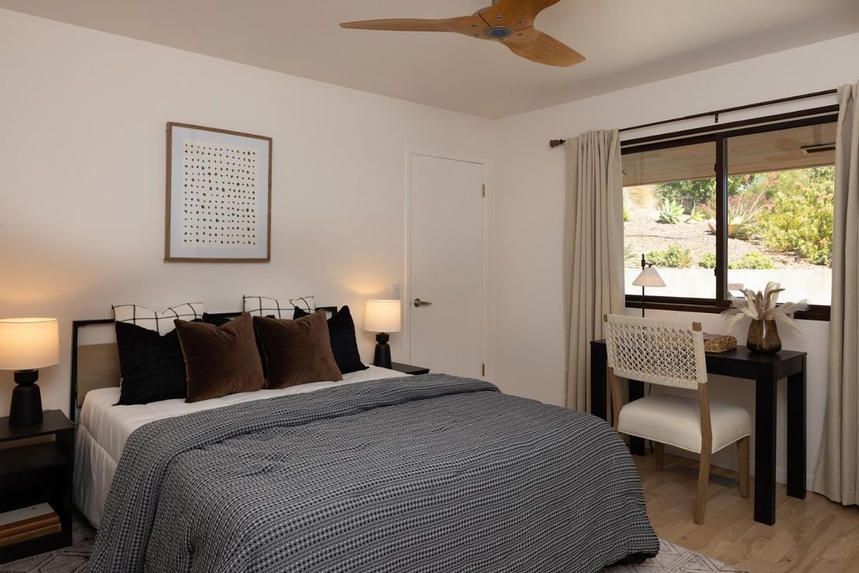 Bedroom, Interior, Wood Texture Flooring