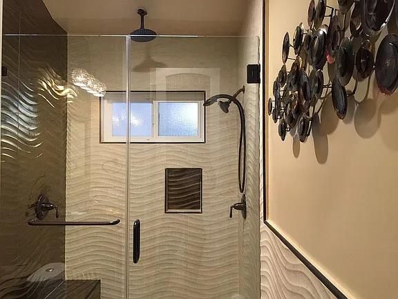 Bathroom, Glass Shower, Interior