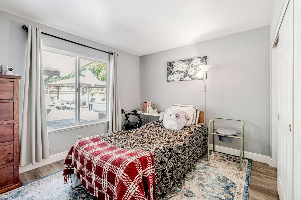 Bedroom, Interior, Wood Texture Flooring