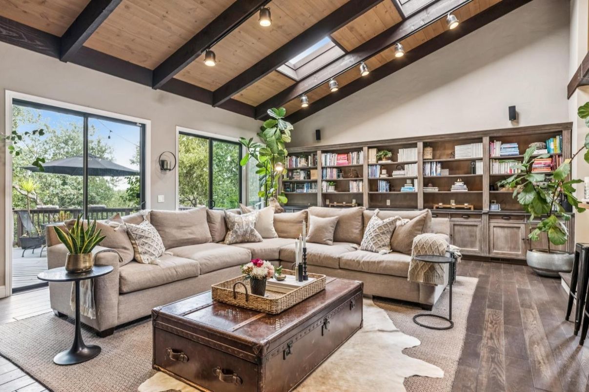 Interior, Living room, Wooden Beams, Wooden Ceilings, Wood Texture Flooring