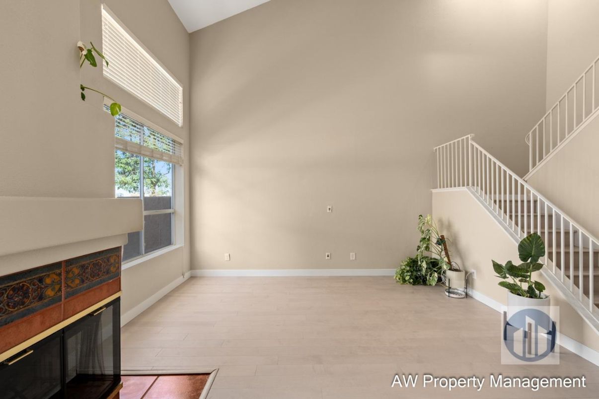 Fireplace, Interior, Wood Texture Flooring
