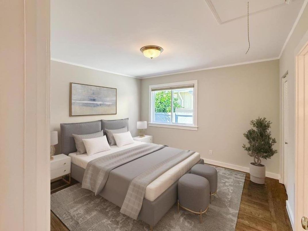 Bedroom, Interior, Wood Texture Flooring