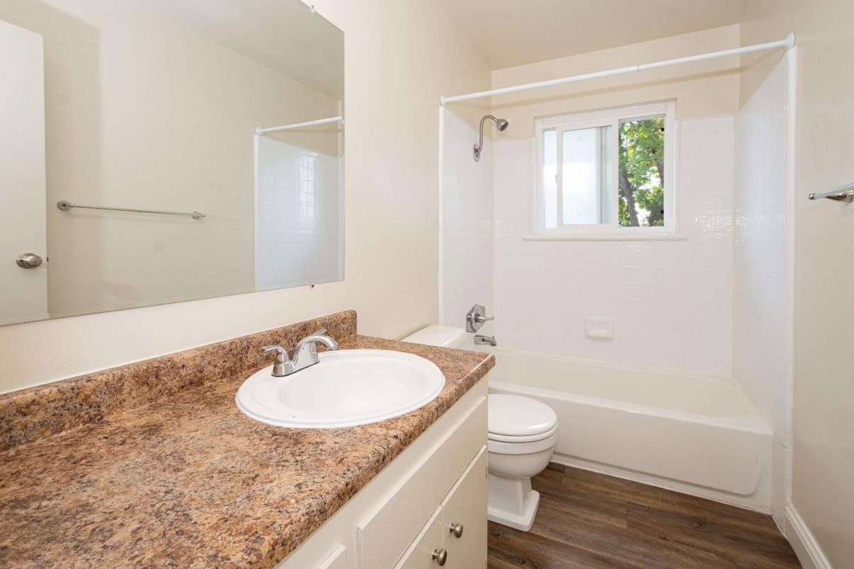 Bathroom, Interior, Wood Texture Flooring