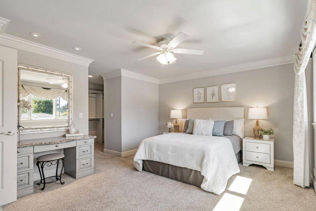 Bedroom, Home Office, Interior, Recessed Lighting