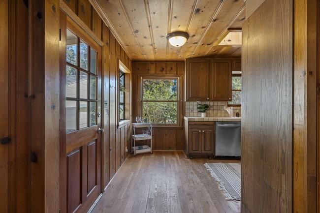 Interior, Kitchen, Wooden Ceilings, Wood Texture Flooring, Wooden Walls