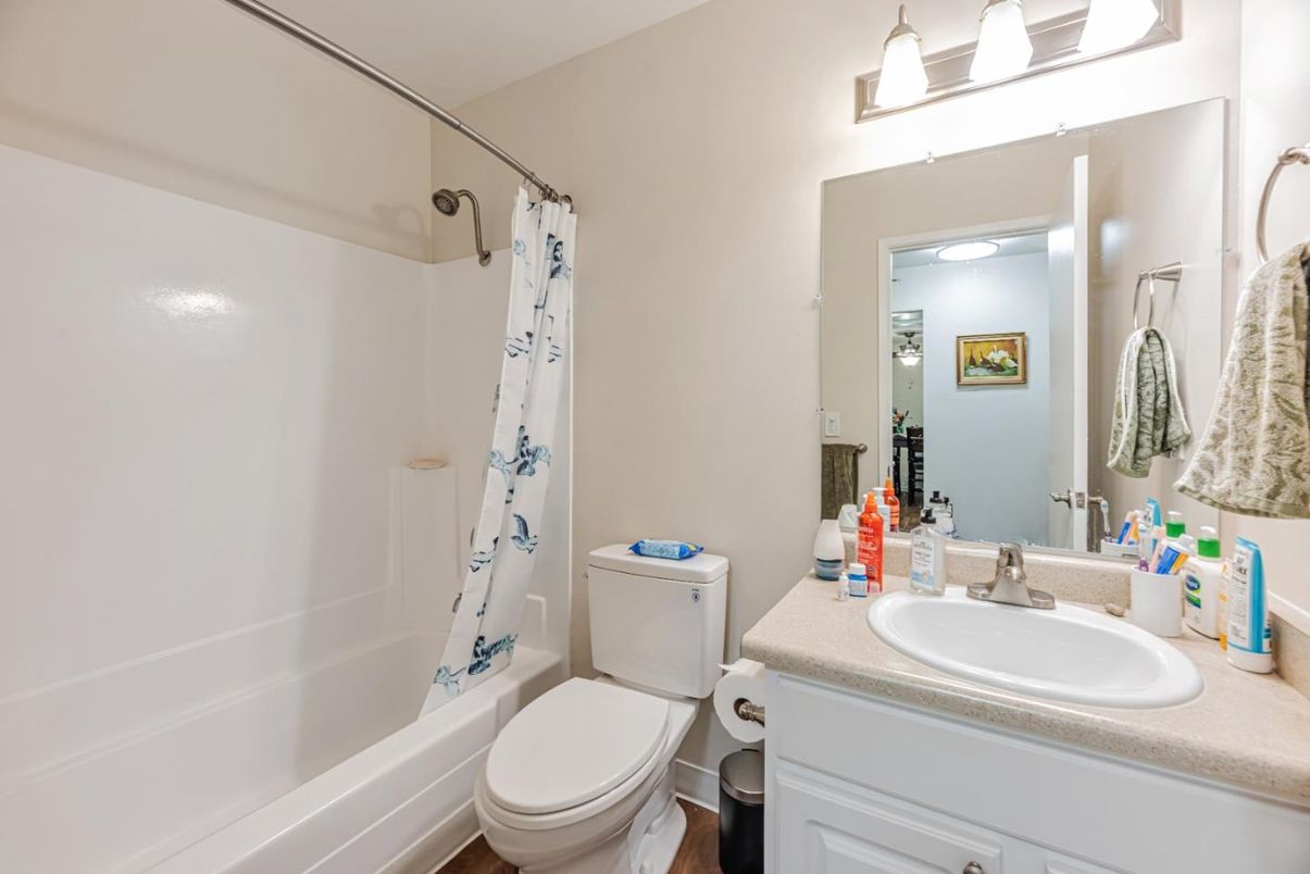 Bathroom, Interior, Wood Texture Flooring