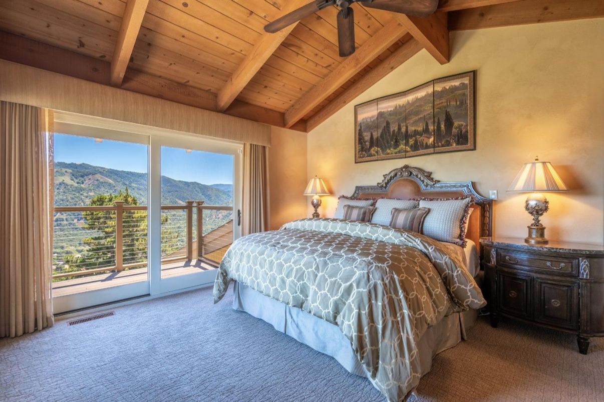Bedroom, Interior, Wooden Beams, Wooden Ceilings