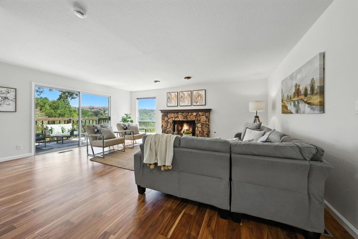 Fireplace, Interior, Living room, Wood Texture Flooring