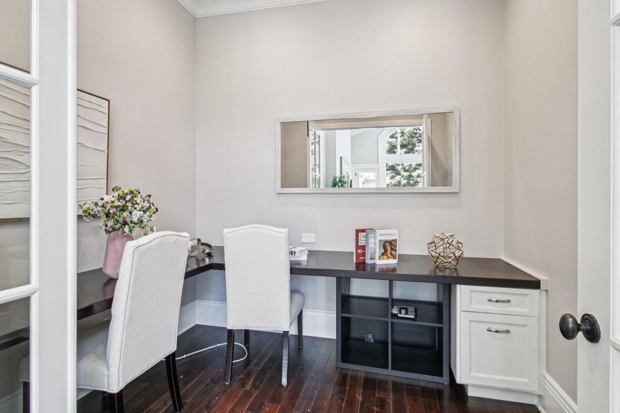 Home Office, Interior, Wood Texture Flooring