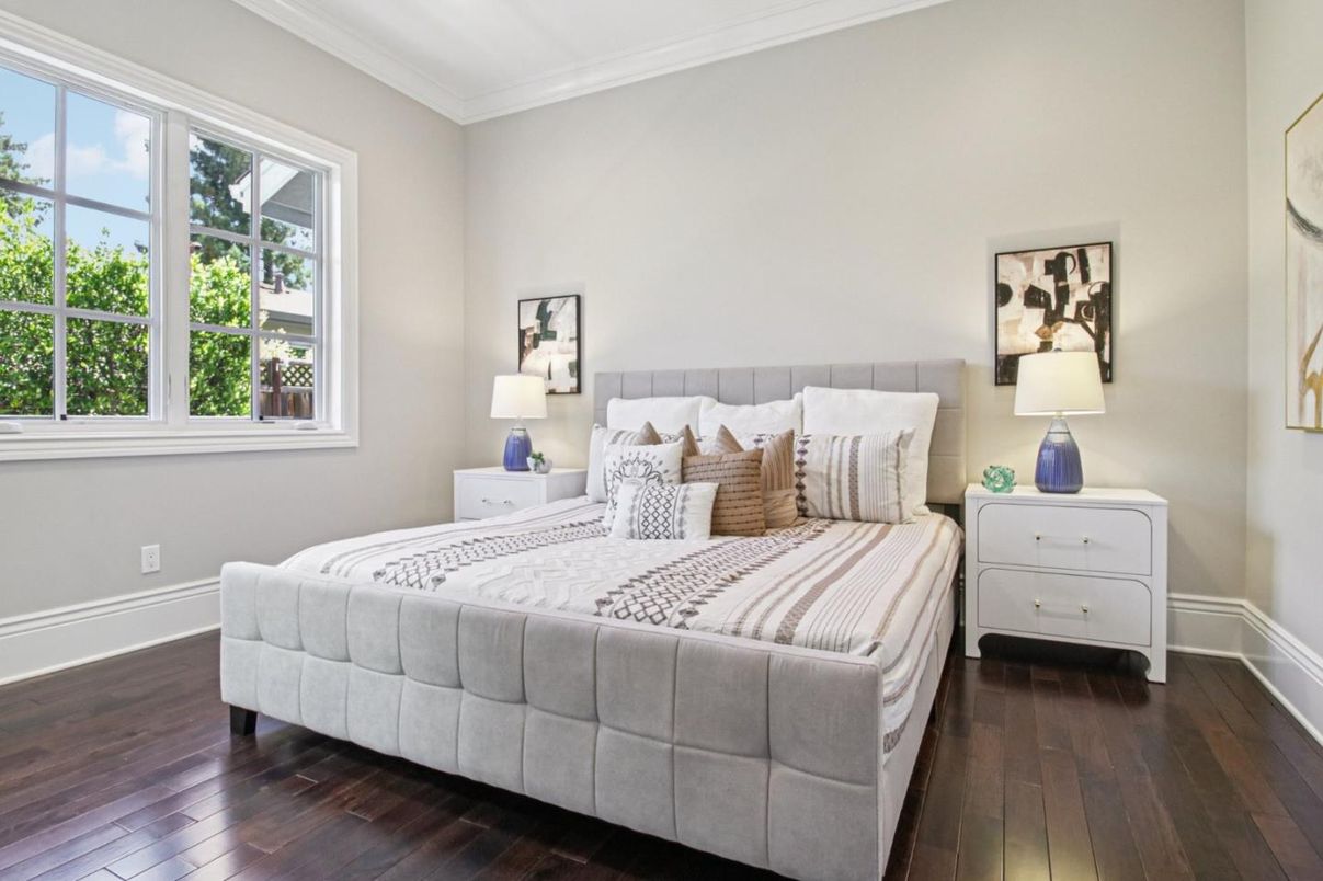 Bedroom, Interior, Wood Texture Flooring