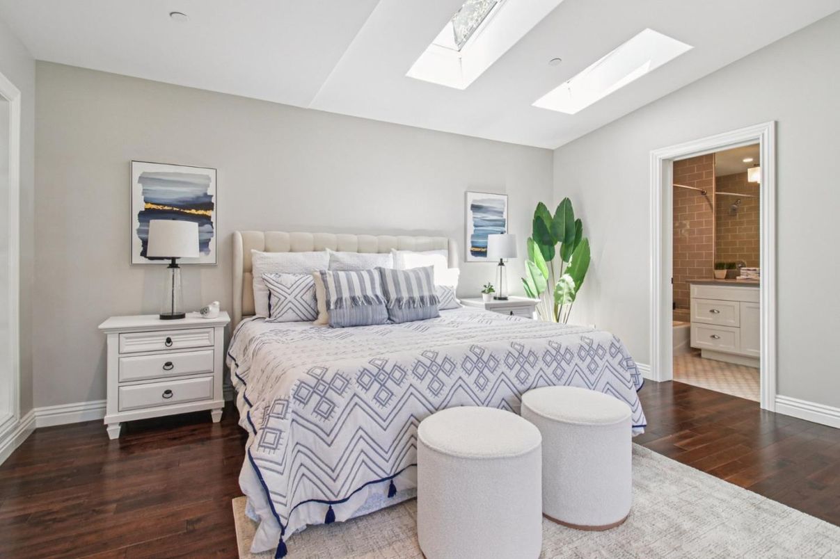 Bedroom, Interior, Wood Texture Flooring