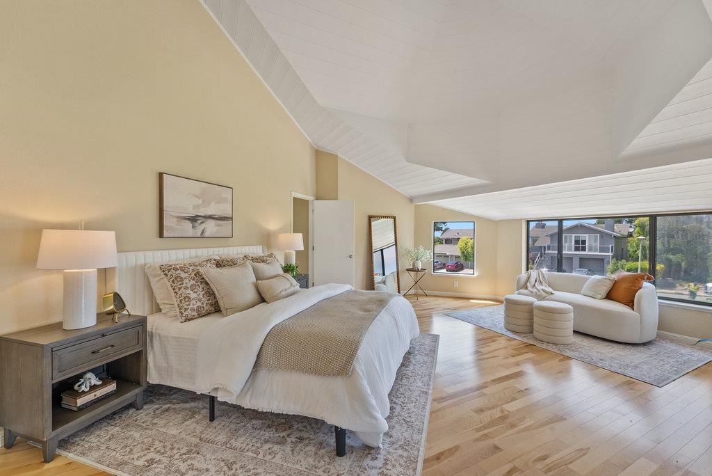 Bedroom, Interior, Wood Texture Flooring