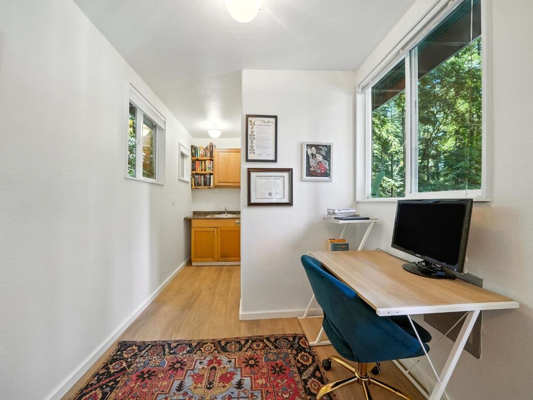 Home Office, Interior, Wood Texture Flooring