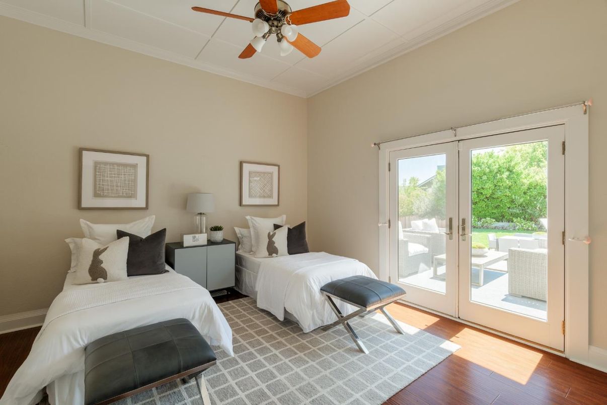 Bedroom, Interior, Wood Texture Flooring