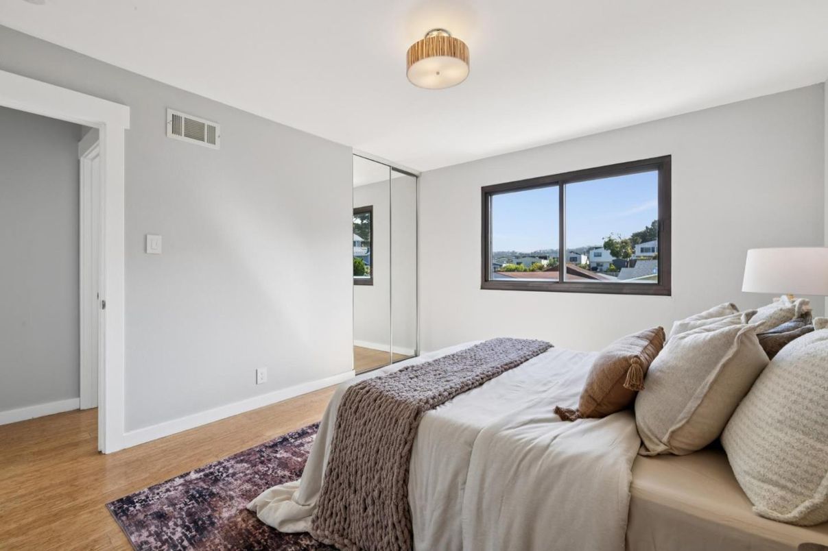 Bedroom, Interior, Wood Texture Flooring