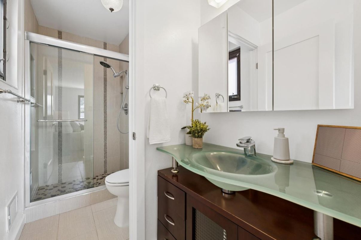 Bathroom, Glass Shower, Interior