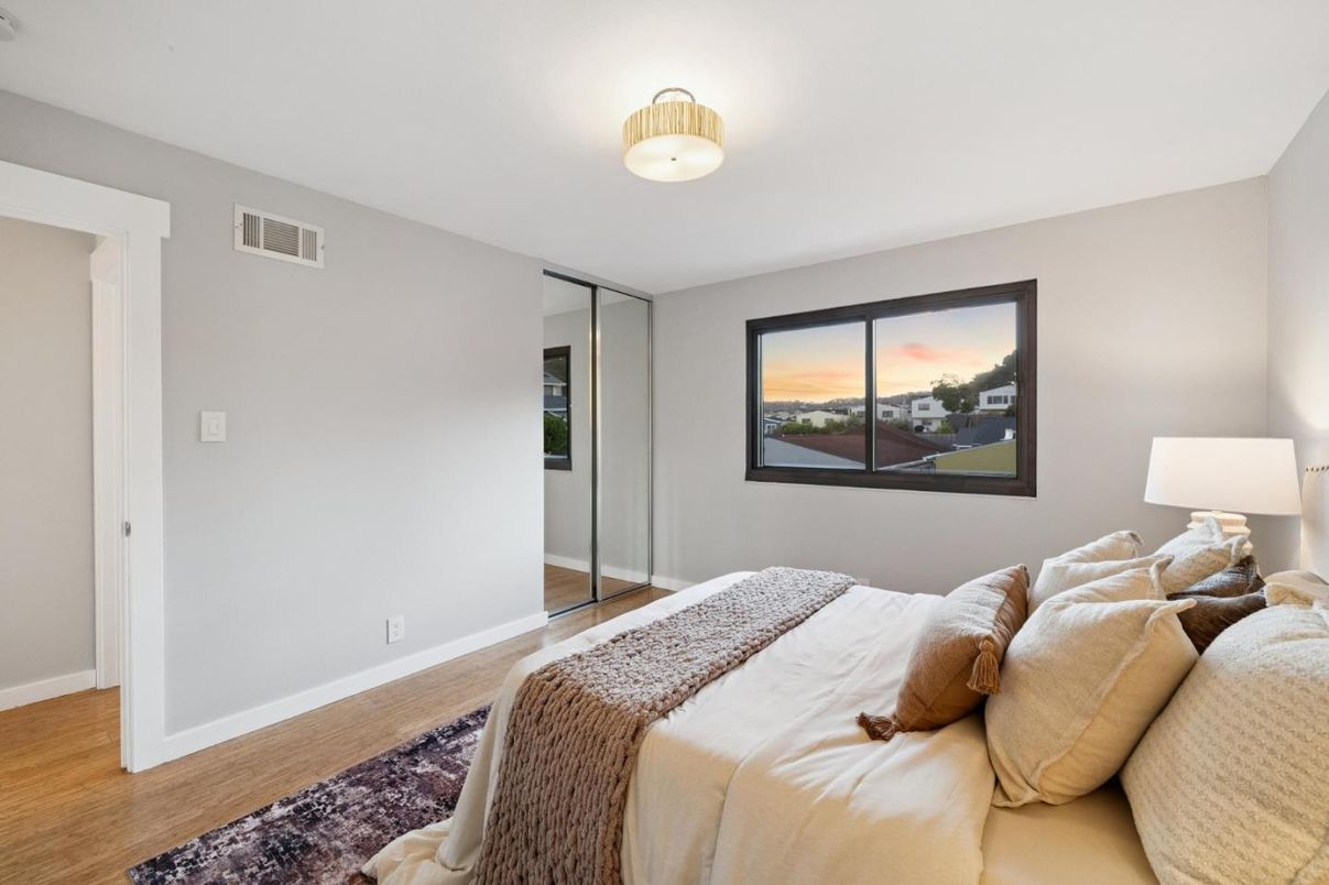 Bedroom, Interior, Wood Texture Flooring