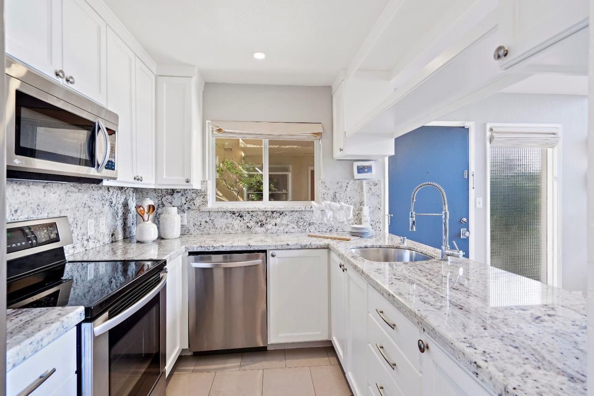 Interior, Kitchen, Recessed Lighting, Stainless Steel Appliances