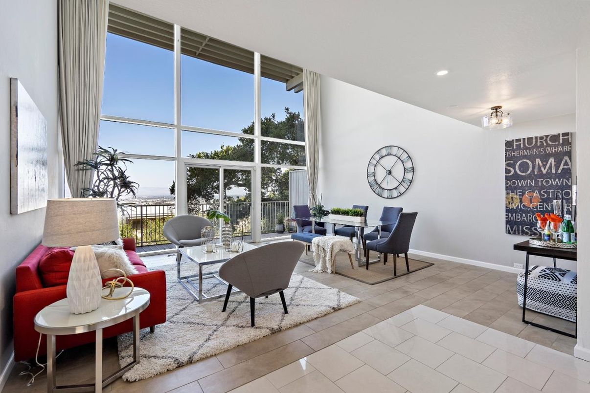 Dining room, Interior, Living room, Recessed Lighting, Sun Room