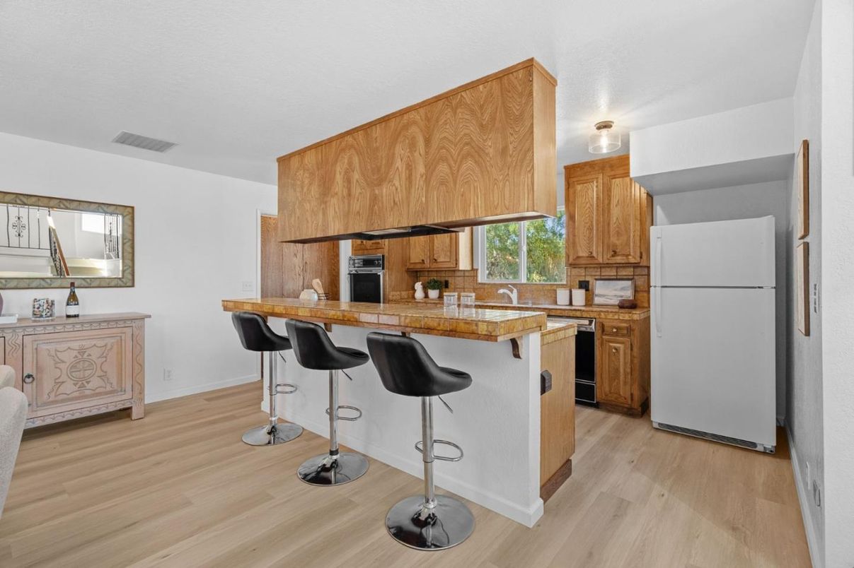 Interior, Kitchen, Wood Texture Flooring