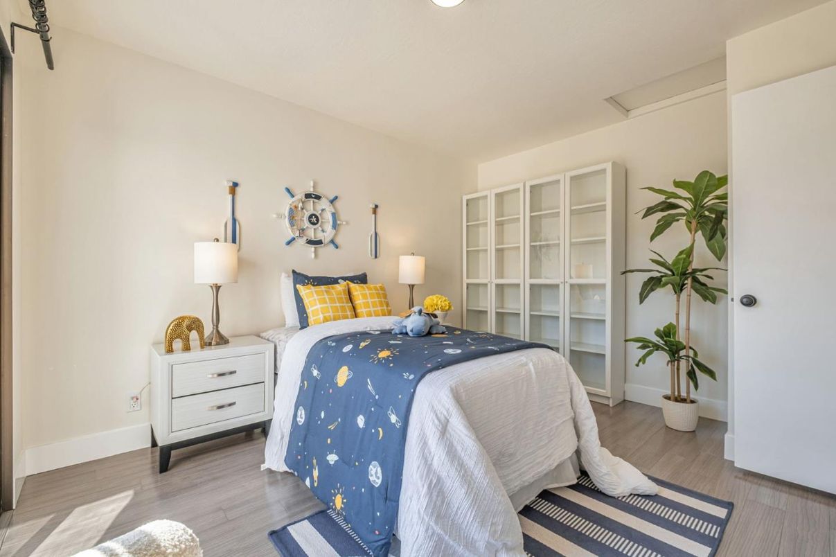 Bedroom, Interior, Wood Texture Flooring