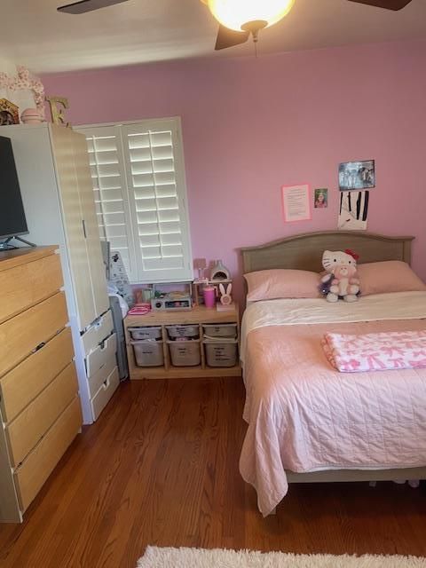 Bedroom, Interior, Wood Texture Flooring