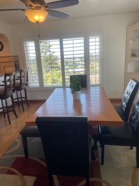Dining room, Interior, Wood Texture Flooring