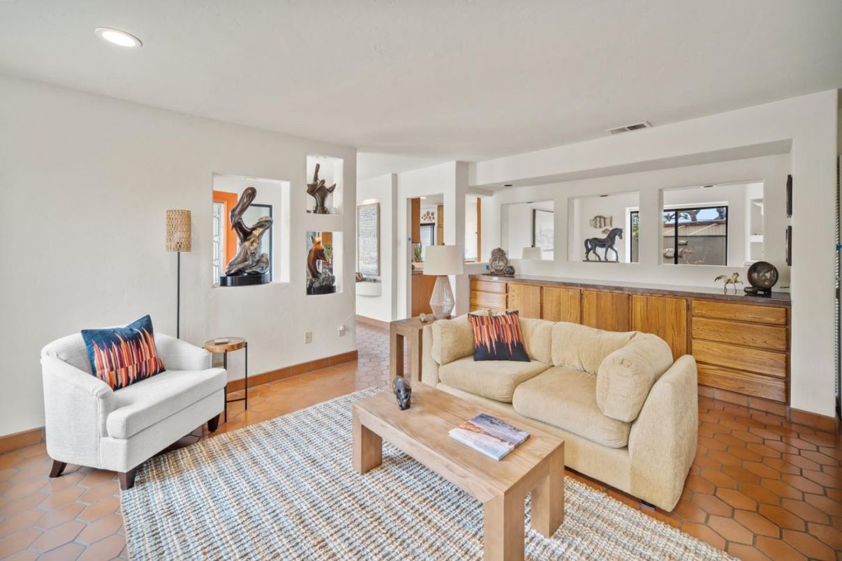 Interior, Living room, Recessed Lighting