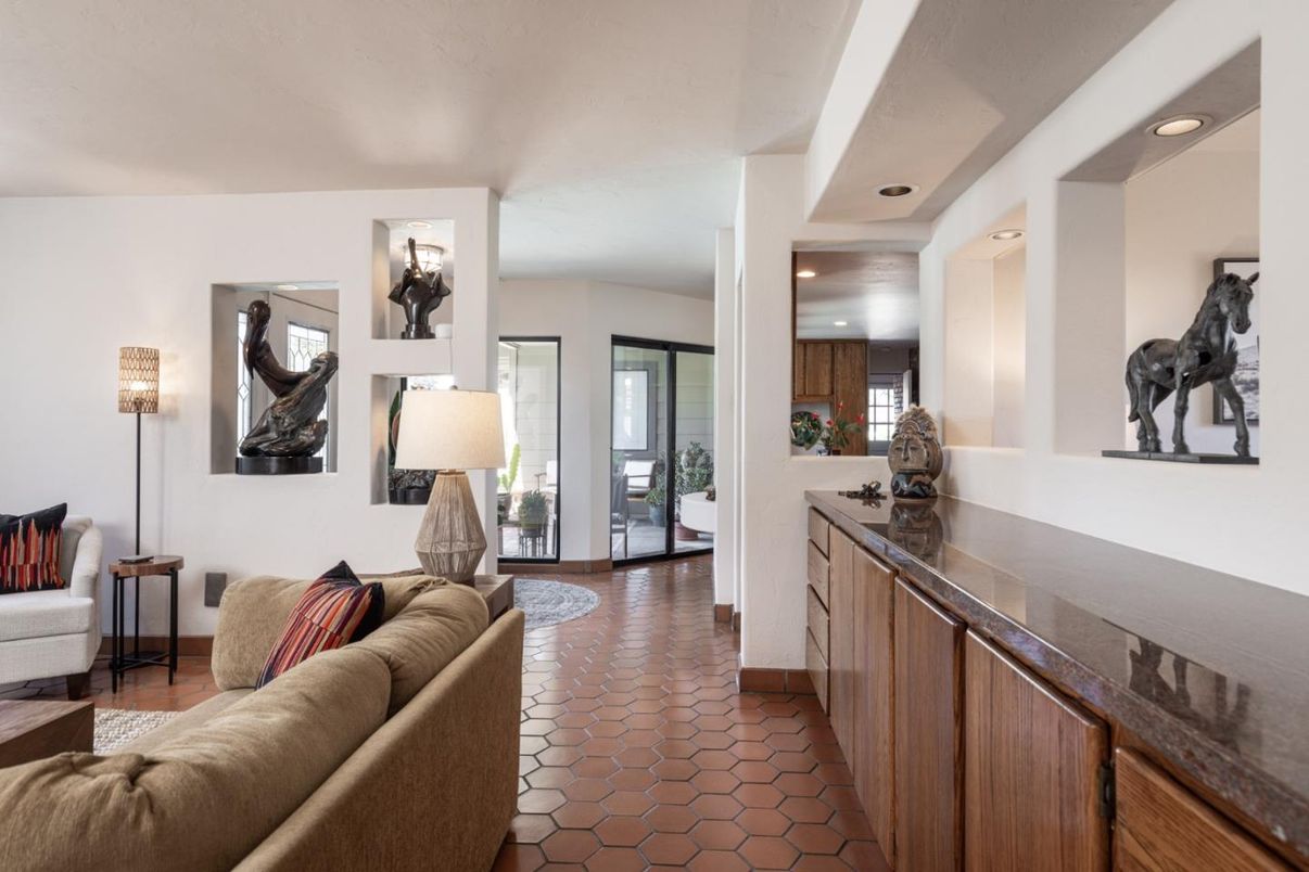 Interior, Living room, Recessed Lighting