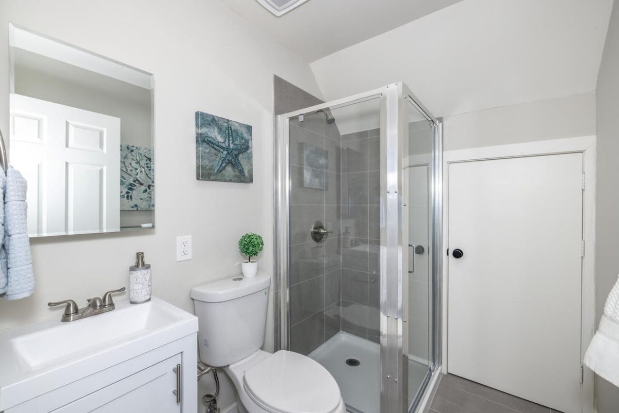 Bathroom, Glass Shower, Interior