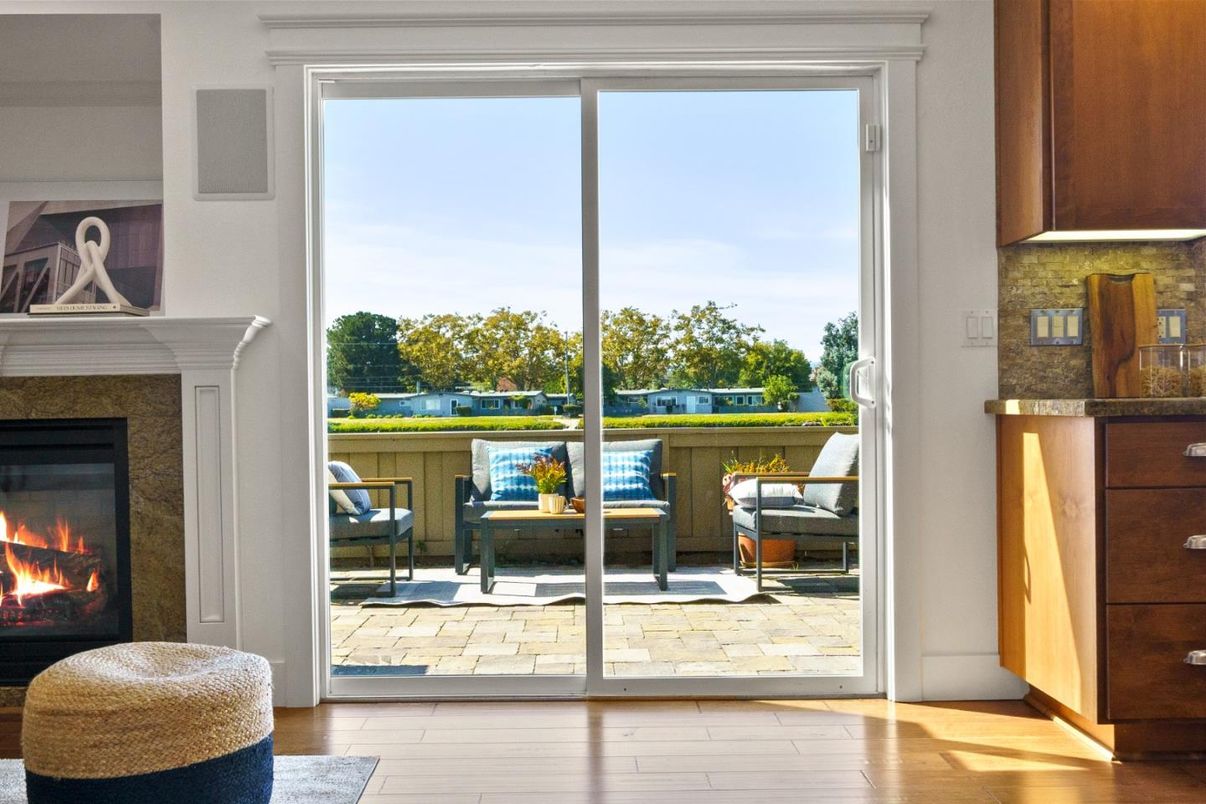 Fireplace, Interior, Wood Texture Flooring