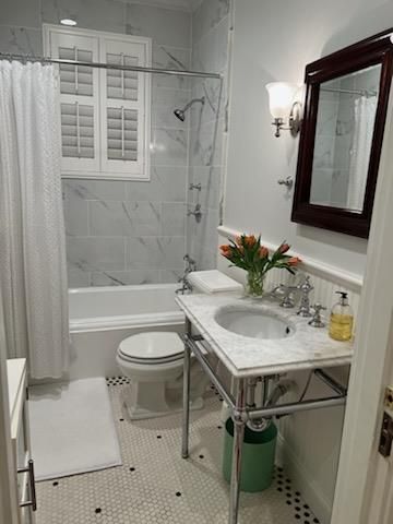 Bathroom, Interior, Marble Walls