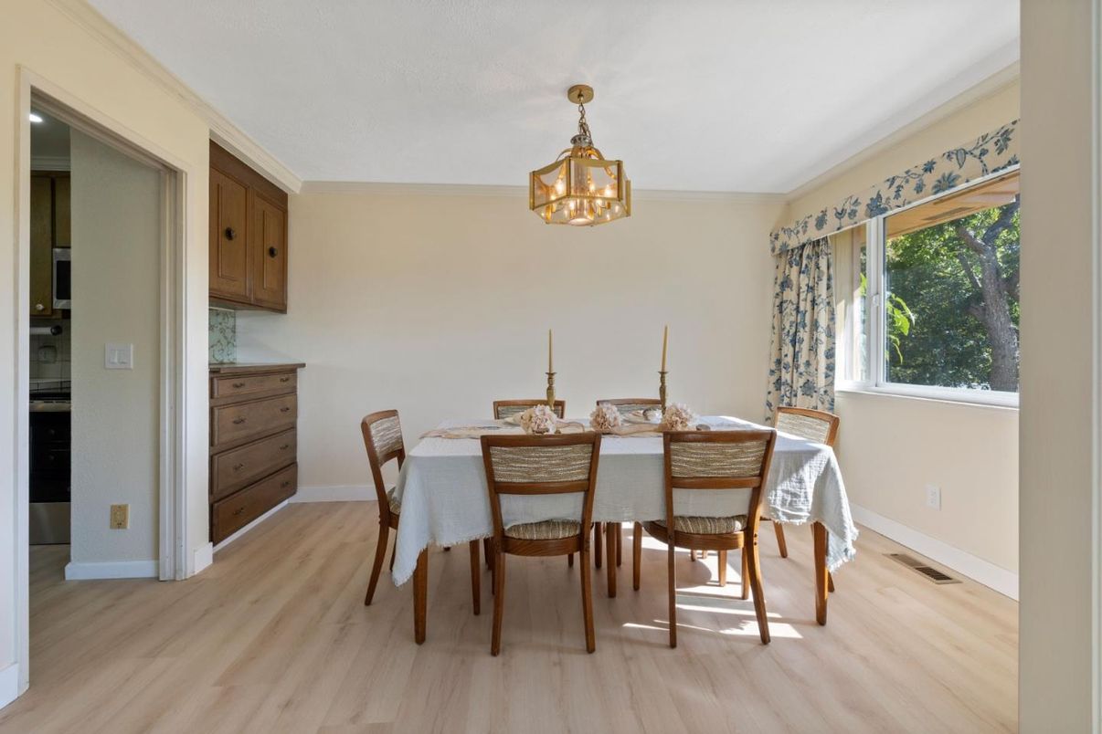 Dining room, Interior, Wood Texture Flooring