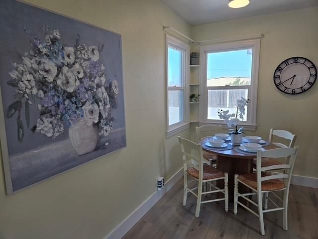 Dining room, Interior, Wood Texture Flooring
