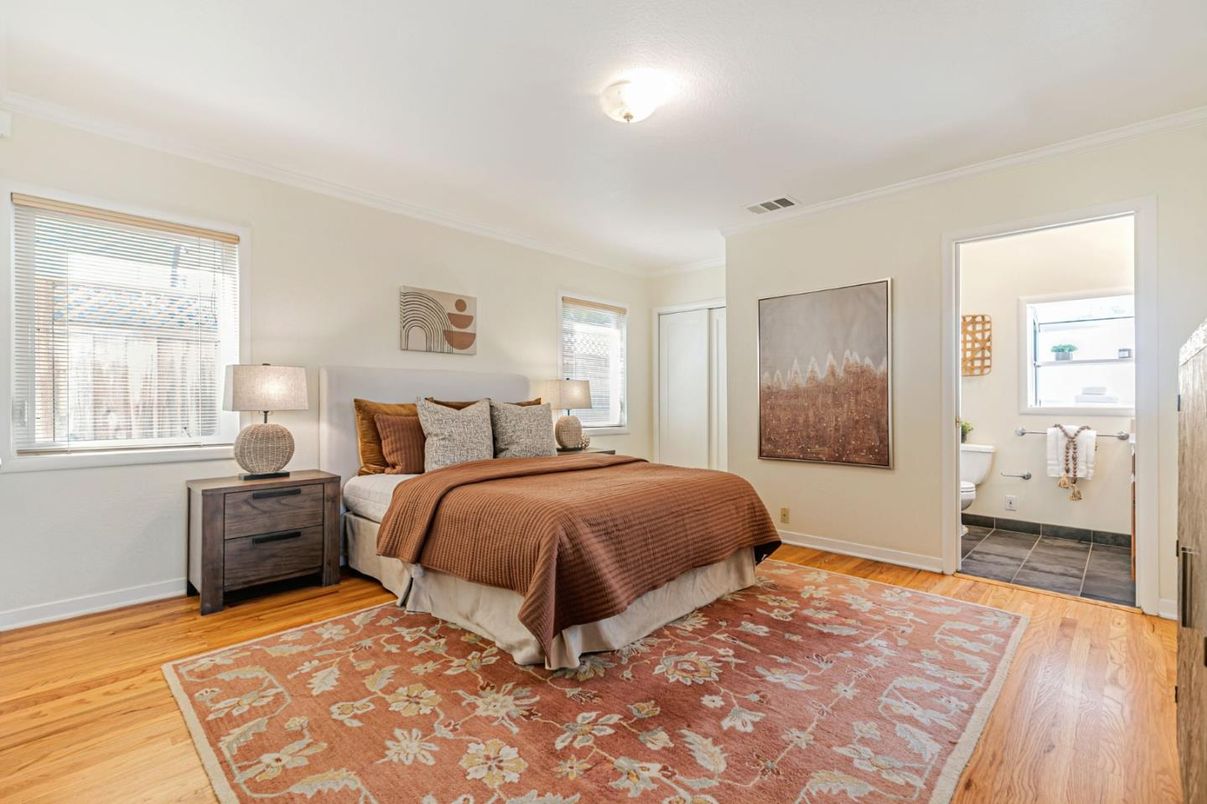 Bedroom, Interior, Wood Texture Flooring