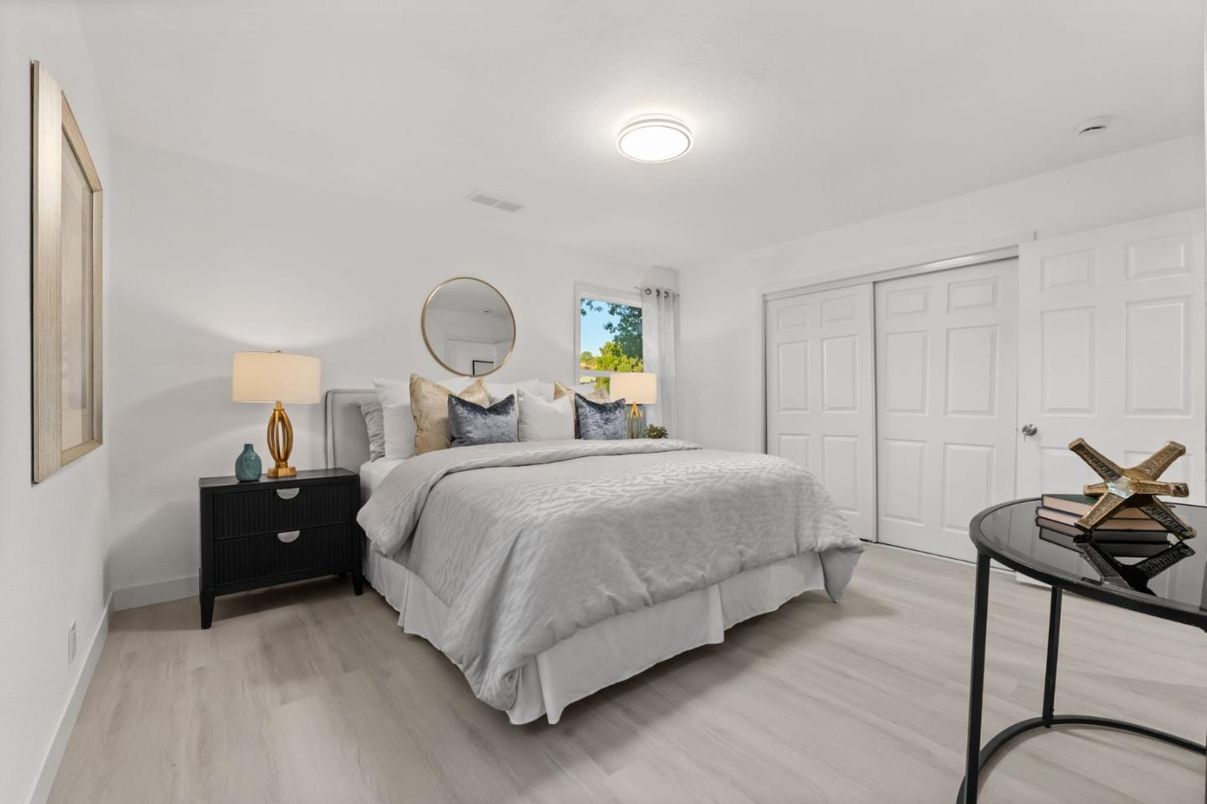Bedroom, Interior, Wood Texture Flooring