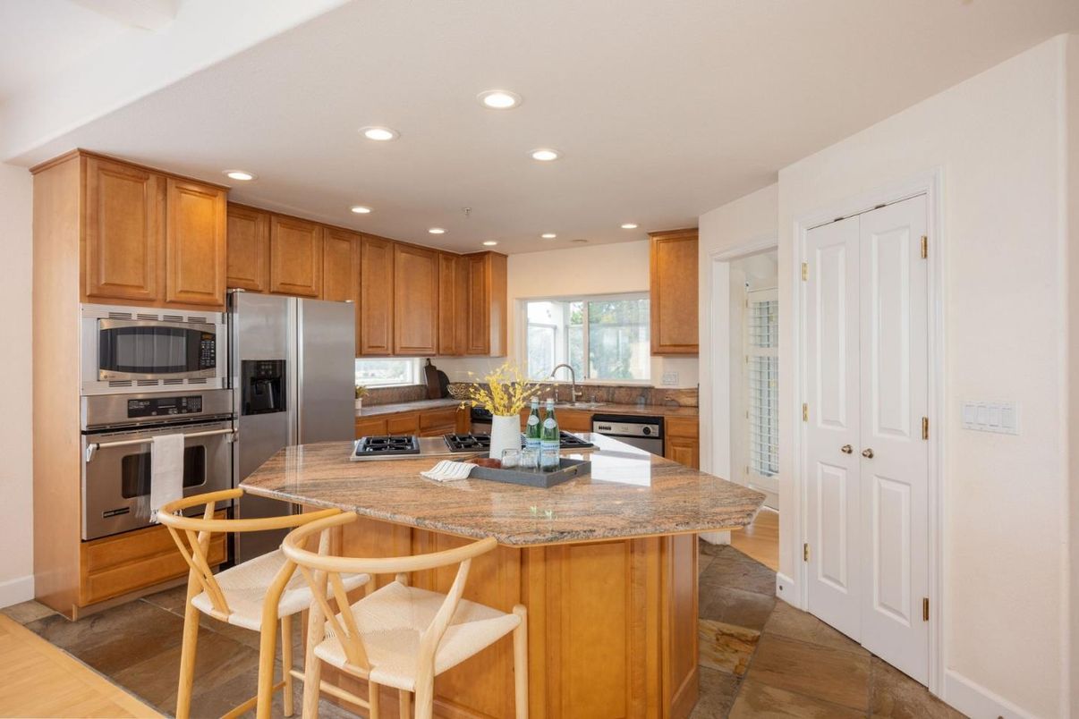 Interior, Kitchen, Recessed Lighting, Stainless Steel Appliances