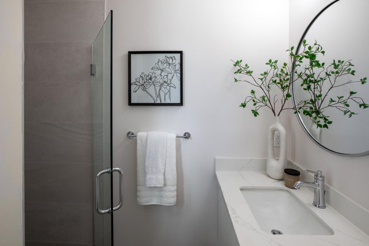 Bathroom, Glass Shower, Interior