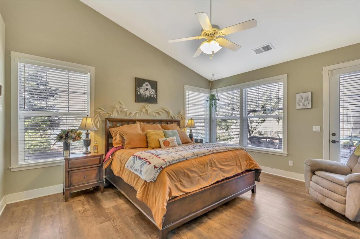 Bedroom, Interior, Wood Texture Flooring