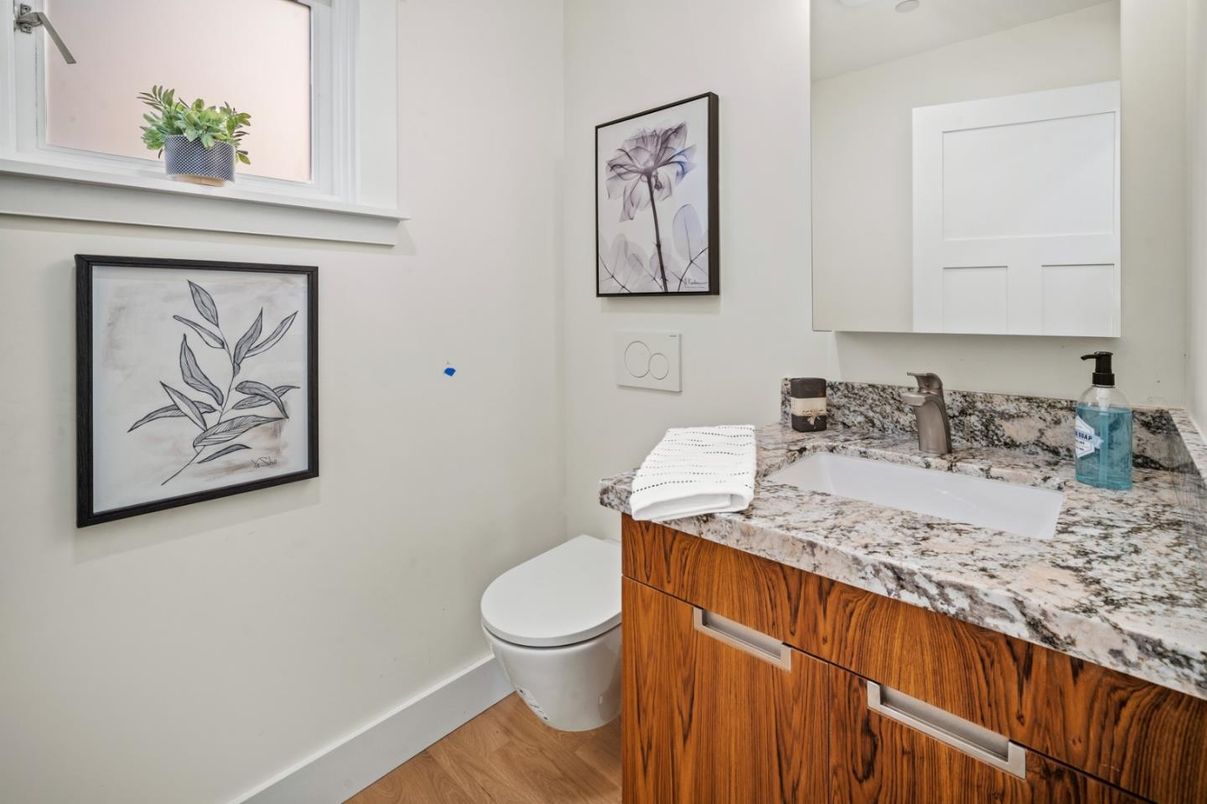 Bathroom, Interior, Wood Texture Flooring
