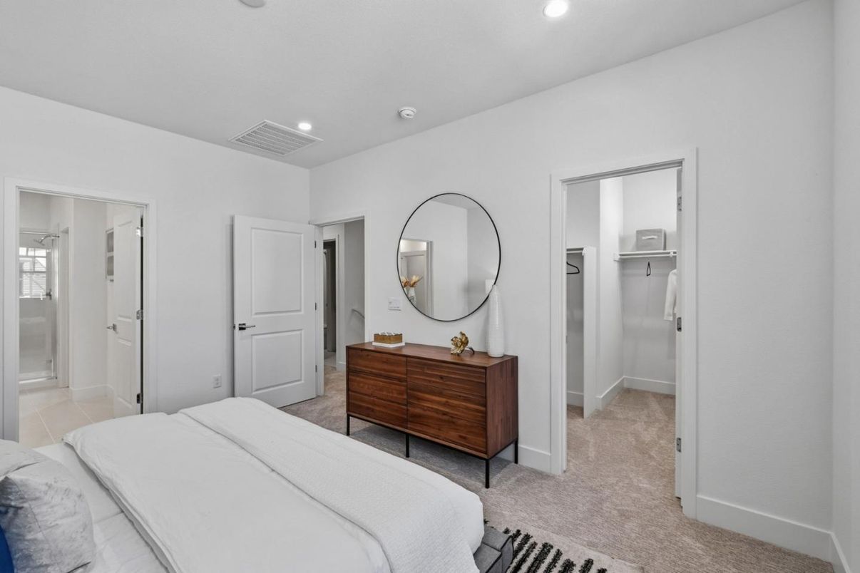 Bedroom, Interior, Recessed Lighting