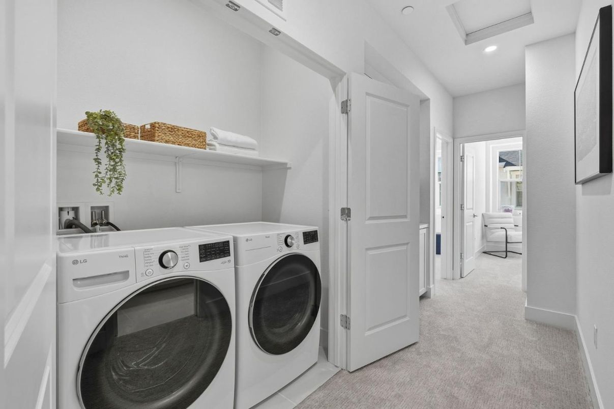 Interior, Recessed Lighting, Utility Closets, Washer