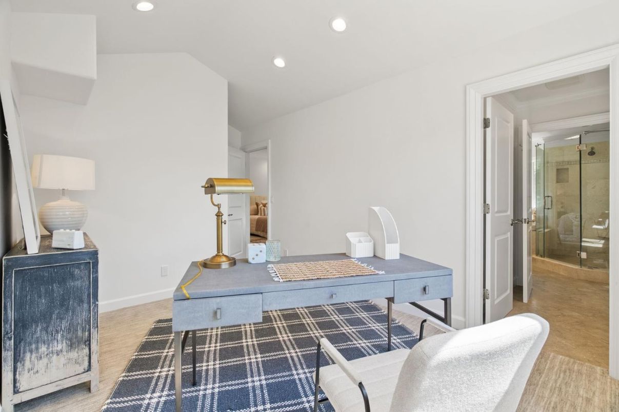 Home Office, Interior, Recessed Lighting