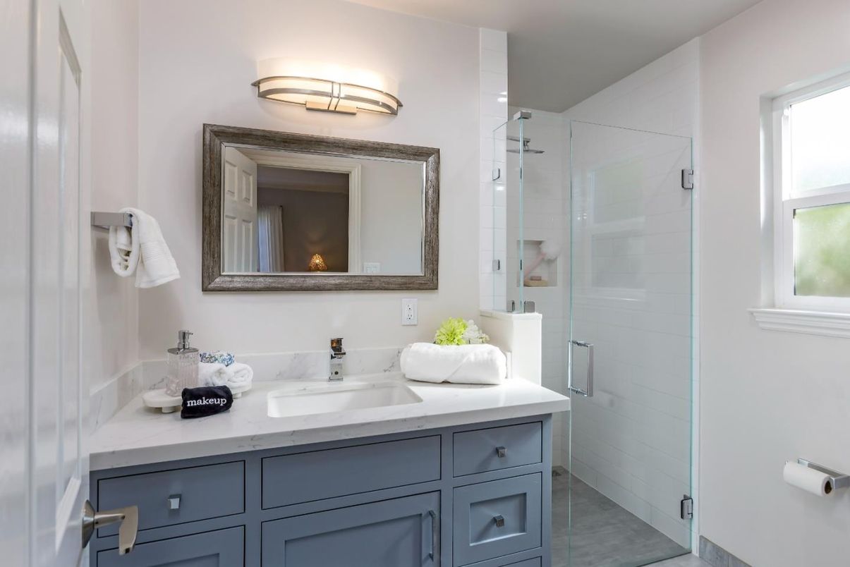 Bathroom, Glass Shower, Interior