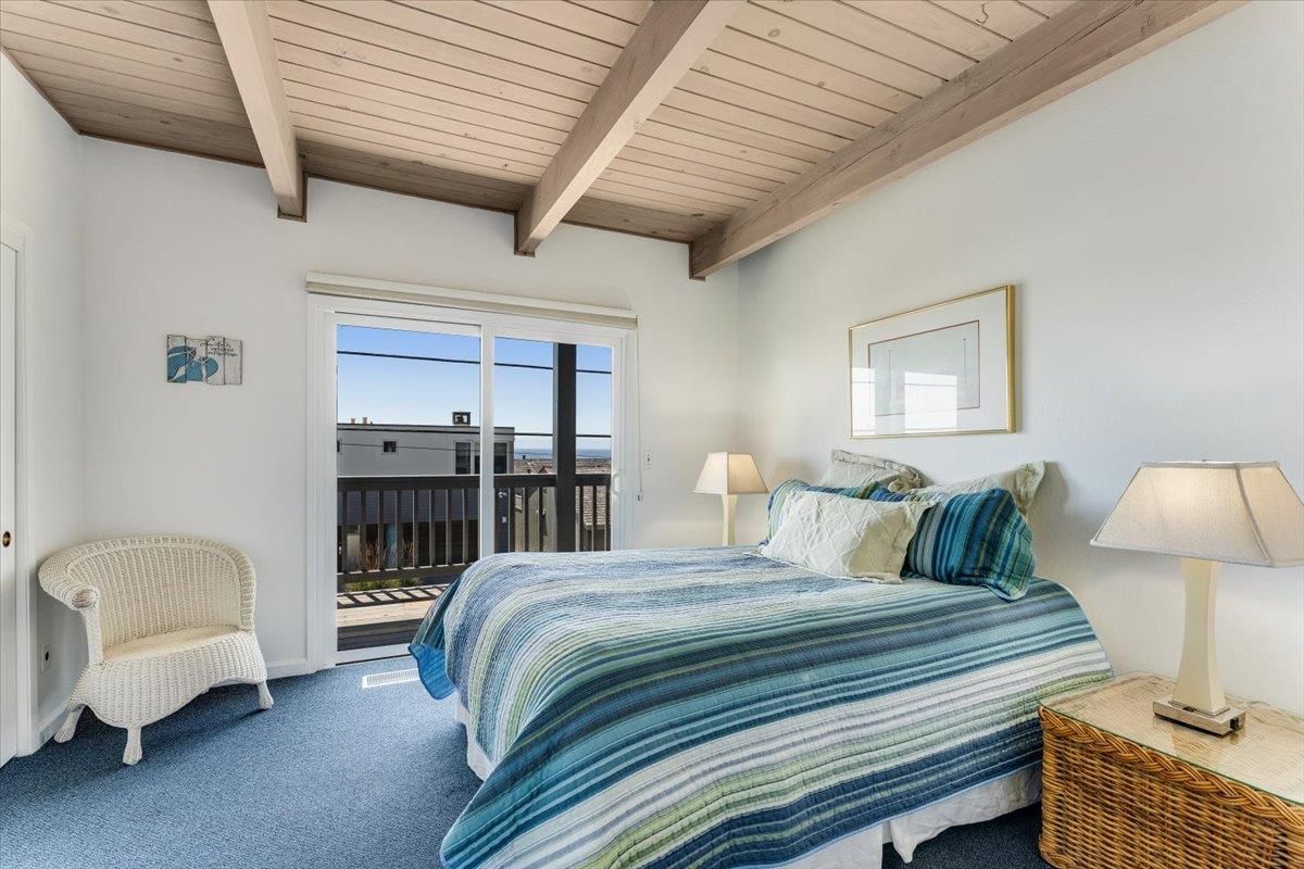 Bedroom, Interior, Water, Wooden Beams, Wooden Ceilings