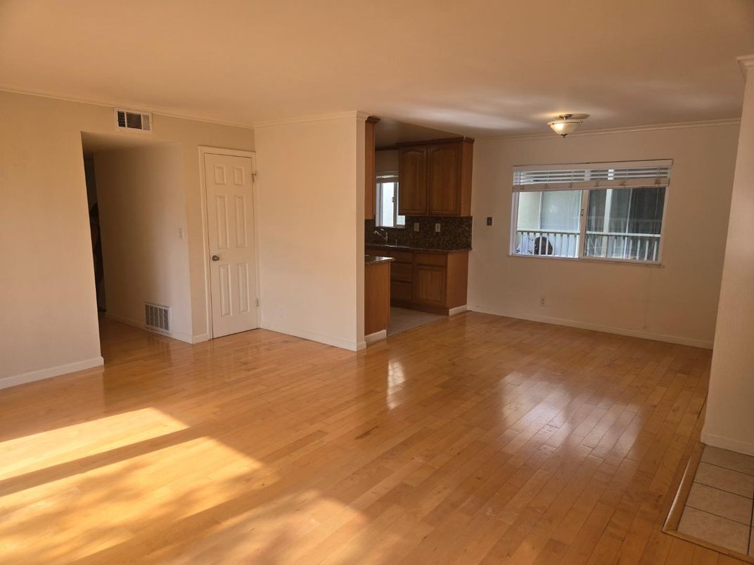 Empty room, Interior, Kitchen, Wood Texture Flooring