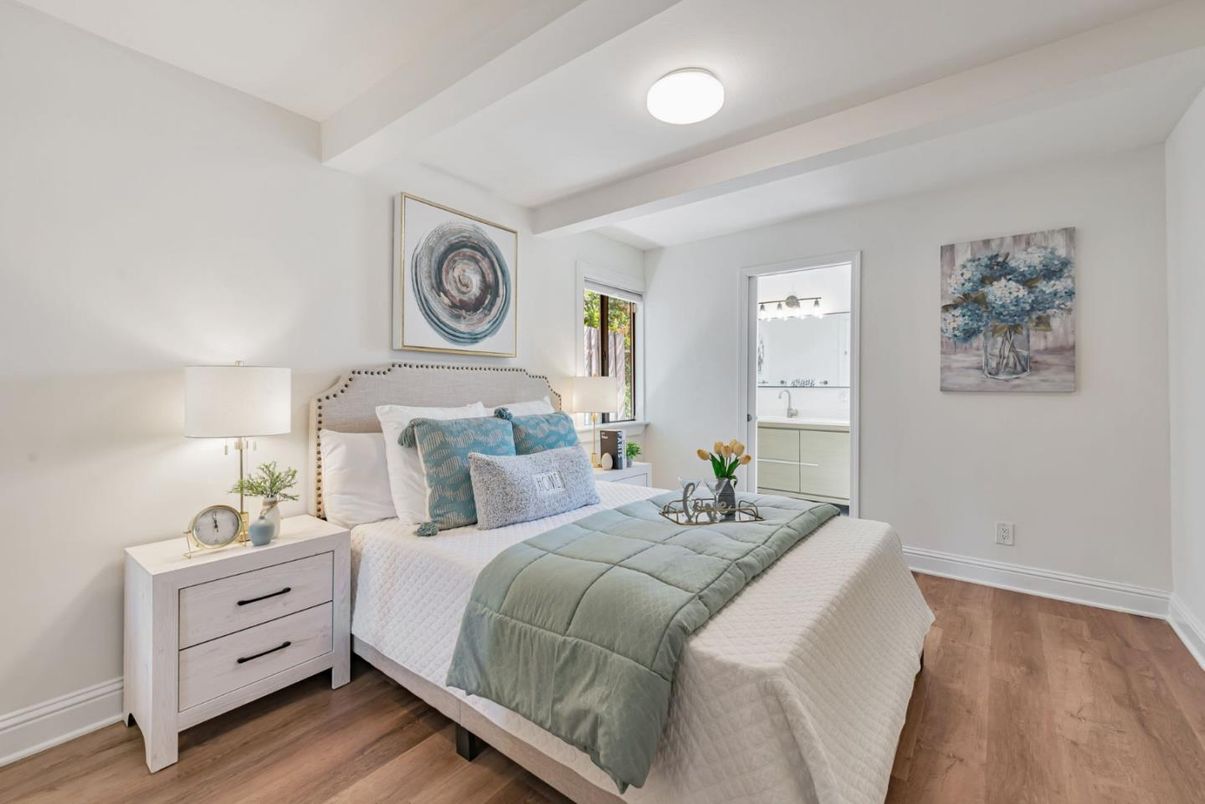 Bedroom, Interior, Wood Texture Flooring