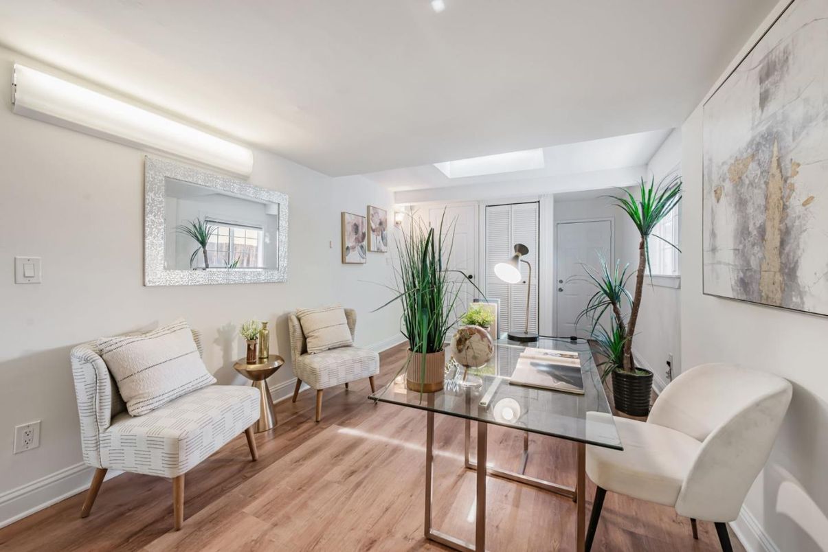 Home Office, Interior, Wood Texture Flooring