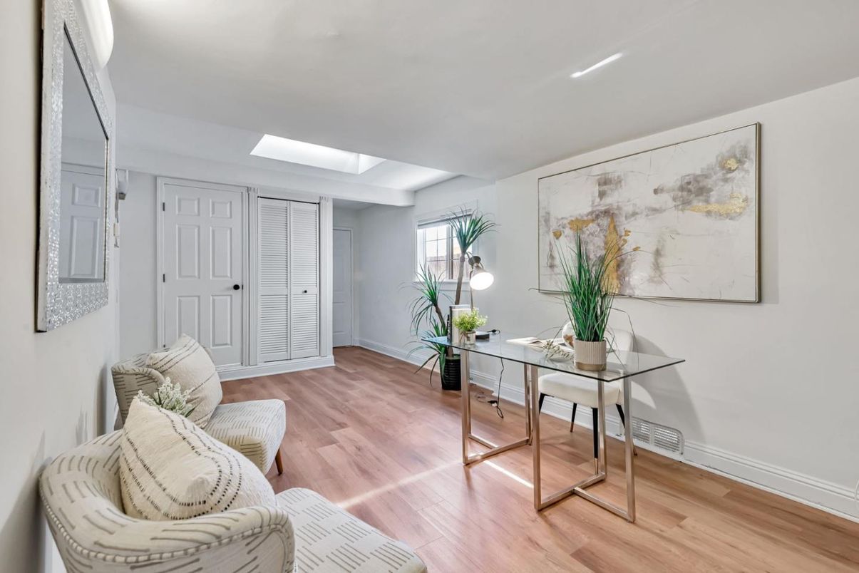 Home Office, Interior, Wood Texture Flooring